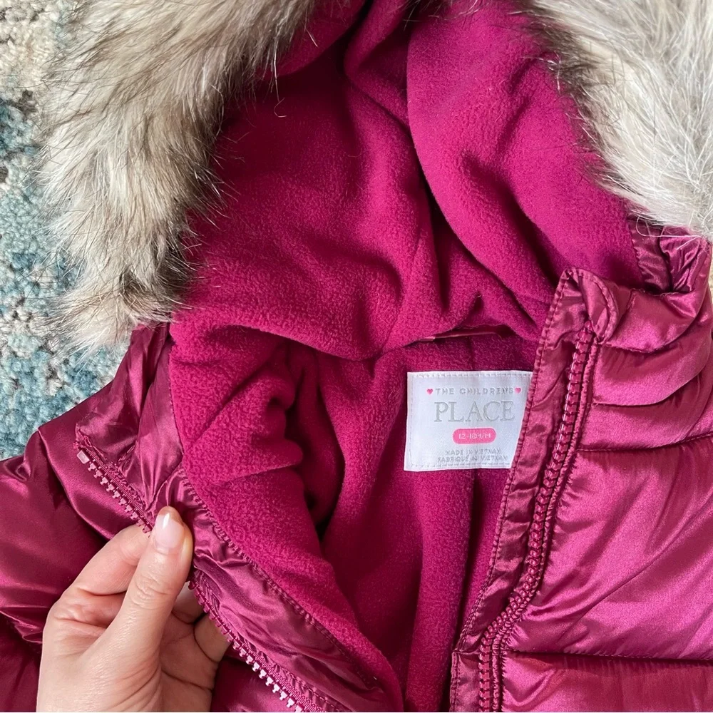 NWT 12-18m The Children’s Place Pink Coat